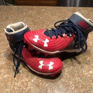 Under Armour American flag Baseball Cleats